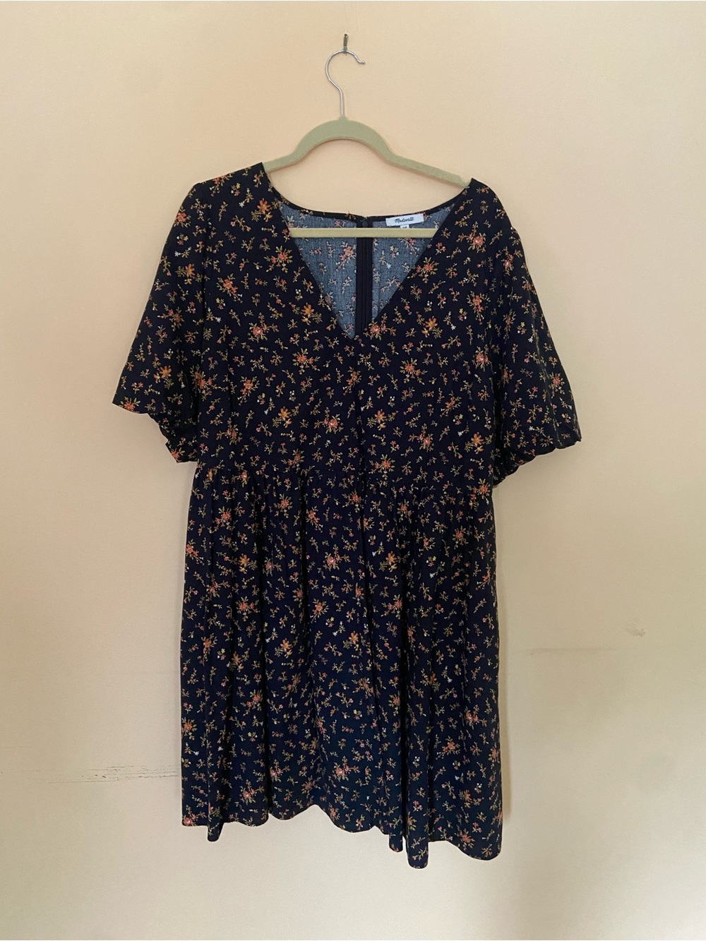 Madewell bubble sleeve dress 16W